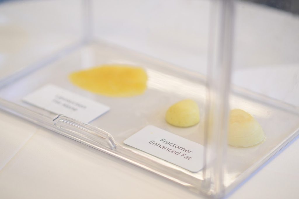 Display of inSoma Bio's Fractomer tech at their Invented at Duke 2023 booth. Credit: Brian Mullins Photography.